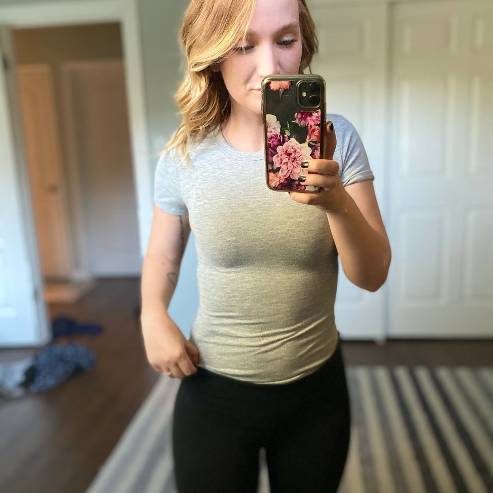 Forever 21 Gray Bodysuit